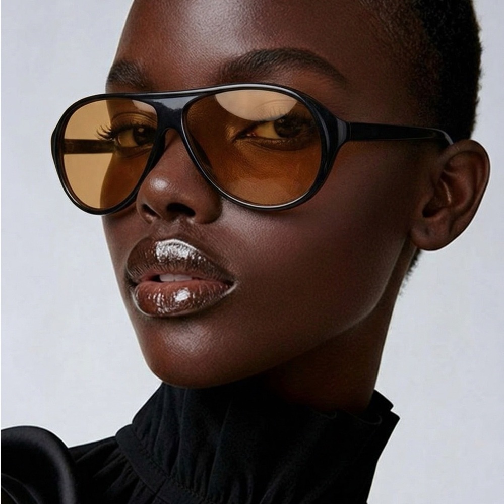 Stylish Black and Brown Sunglasses